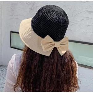 [주식회사 브이와이][JHQSWVJZ_51IE]밀짚 라탄 벙거지 모자 휴가