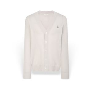 헤지스 남성 로고자수 린넨혼방 가디건 HZSW6B202G1 HZSW6B202