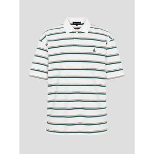 빈폴맨 헤리티지클럽 스트라이프 칼라넥 티셔츠 BC6242C320 BC6242C320