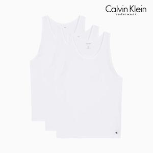 캘빈클라인진 남성 NB4184100 3팩 코튼 스트레치 슬립 탱크 NB4184100Z