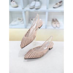 [코디엘루]포인티드 토 로우힐 여성 슬링백 샌들 3cm CDMD501308