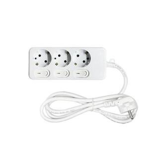 신성전기 국산 개별 3구 3미터 멀티탭(16A)
