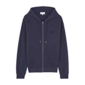 라프리마 메종키츠네 볼드 폭스 헤드 패치 컴포트 집 후디 폭 MM00714KM0307 P476