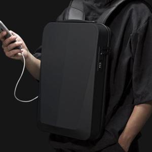 고급 유행 노트북 가방 남성 책가방 잠금장치 백팩