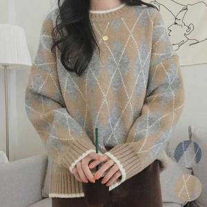 [주식회사 브이와이][JHM49886_51IB]예쁜 니트 티셔츠 라운드넥