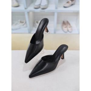 [코디엘루]심플 포인티드 토 여성 힐 블로퍼 8cm CDSP501304-1