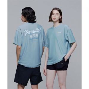 내셔널지오그래픽 N242URG760 파라다이스 워터 반팔 티셔츠 STEEL BLUE 448848