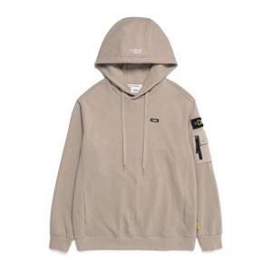 내셔널지오그래픽 공용 루코스 스몰 로고 소매 포켓 후드 티셔츠 N223UHD020 363904