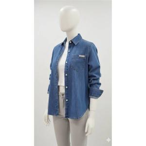 캘빈클라인 진 여성 클레식핏 미드블루 데님 셔츠47F925G-WWP 385761