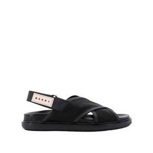 라프리마 마르니 로고 패치 크리스 크로스 샌들 FBMS016401 P6392 00N99