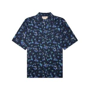 라프리마 마르니 SARABAND 프린트 하보타이 실크 셔츠 CUMU0213A6 UTC328 MDB80