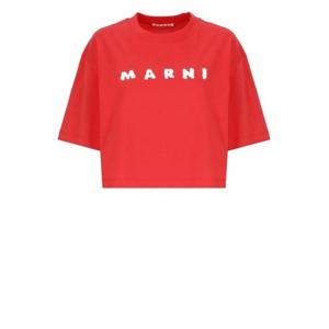 라프리마 마르니 로고 디테일 박시 티셔츠 THJE0333P5 USCX42 SLR63