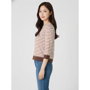 [프렐린][프렐린]레터링 자수 스팽글 티셔츠-RP3S1T233