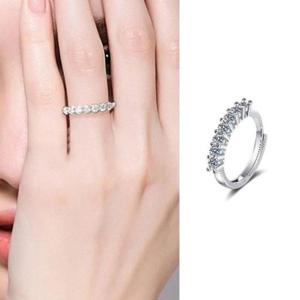 예쁜반지 seven 로얄큐빅 링 오픈조절 우정반지 패션 주얼리