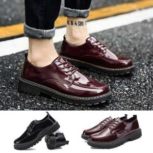 [오너클랜]인기상품 남자구두로퍼 통굽신발 에나멜 구두 패션화