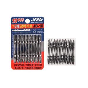드라이버 자야 6배강력십자비트세트 JB-10 10pcs