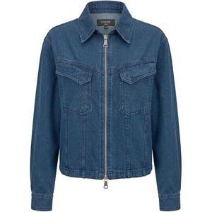 [레코브][레코브] 아웃 포켓 지퍼 데님 자켓(LC31D3DN501X)