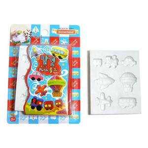 클레이 도너랜드 조형도구 플렉시블 몰드-탈것 -33849