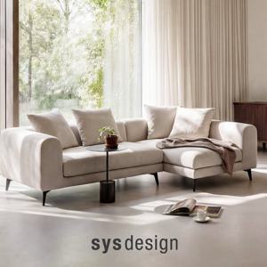 [카드 5% 할인][시스디자인] 엘라 3.5인 라누아 패브릭 모듈 소파