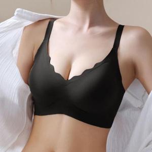 심리스 볼륨 뽕브라 저중심 새가슴 노와이어 브라