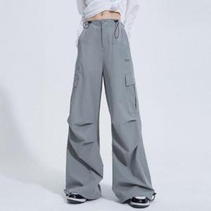 [옷은날개] 몬드라 더블 스트링 카고 와이드팬츠 SD-250435