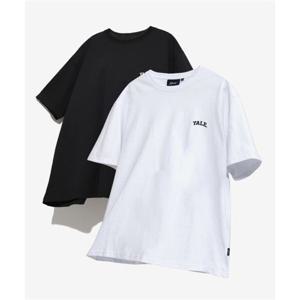 예일 YALE [16수 코마사] 2PACK 스몰아치 반팔티셔츠 화이트블랙 YD01SS9004BK YEM9SS302ABK YFM9SS302SWB 371554