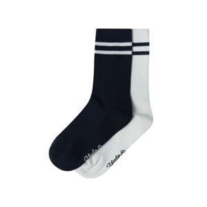 예일 YALE [2PACK] 스트레치 스몰 아치 양말_네이비화이트 YGX2FW601ANA 413376