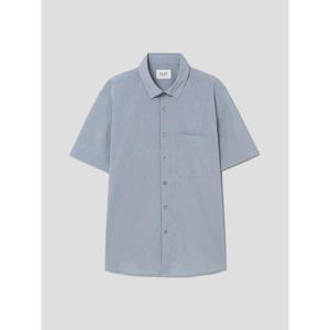 [갤럭시 라이프스타일] 경량 화섬 크리즈 레귤러핏 반팔 셔츠  스카이 블루 (GC6465M12Q)