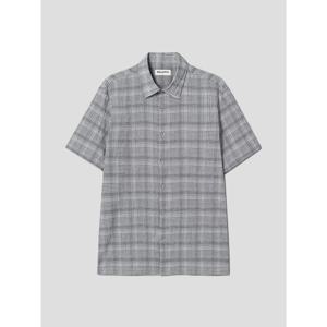 [로가디스] 시어서커 체크 셔츠  네이비 (RY6465P74R)