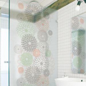 아트박스/꾸밈 cm653-활짝핀꽃송이들_유리문시트지