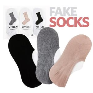[비비안] (단품) 여성 양말용 페이크삭스 SI5008