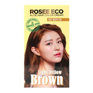 로제 에코 알로에 헤어 칼라 크림 C8 밝은황갈색