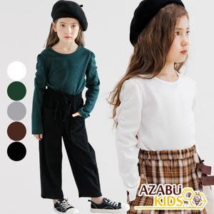 [아자브키즈] 달리 어깨 셔링 티 아동 여아  긴팔 티셔츠