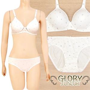 [고아라]75A~85A/주니어3단계 노와이어 몰드브라팬티2종(GLB1751)