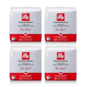 일리캡슐커피 클래시코 18캡슐 x 4팩세트