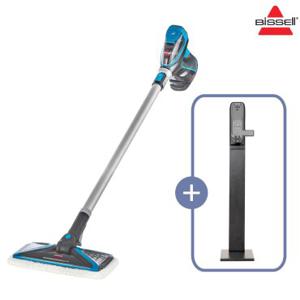 비쎌 슬림 스팀청소기 DELUXE 패키지 (그레이블루+거치대)