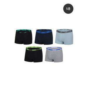 [푸마 언더웨어](푸마) 주니어 남아 무형광 코튼 드로즈 5종 세트