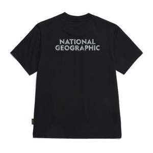 내셔널지오그래픽N252UTS830 스몰로고 그래픽 반팔 티셔츠 CARBON BLACK