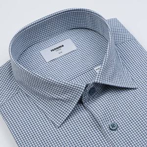 [레노마 반소매] RPUSL0-339NY 다림질이 필요없는 서커스판 깅엄체크 남방