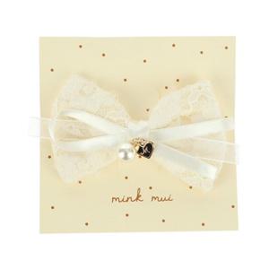 밍크뮤ch 쁘띠데이지리본헤어핀 (35A1187202)