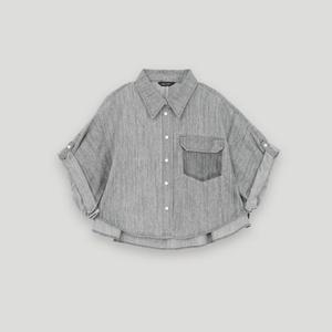 [코데즈컴바인] 돌먼 롤업 데님 셔츠 (CKB-DH503W5)