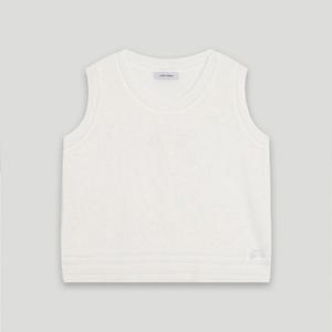 [코데즈컴바인] 펀칭 라운드넥 니트 나시 (CKB-PU012W7)