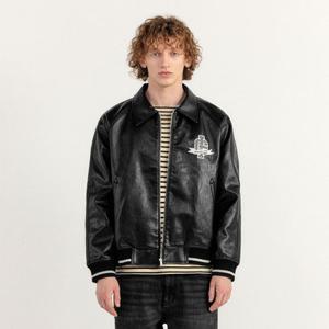 UNISEX GI 뮤지엄 바시티 자켓 [BLACK] / SBC1U07007