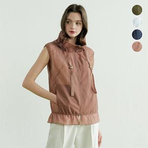 TAGME 시스루 페플럼 썸머 후드 베스트 4종 택 1