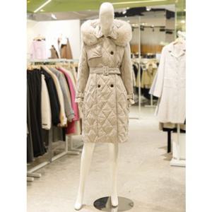 SOUP 숲 폭스퍼 후드 탈부착 퀼팅 패딩점퍼 SZCDO81