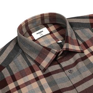 [레노마 기모일반핏] RNWSG1-055 2종 고급스럽고 화사한 기모 빅체크남방[밑단일자]