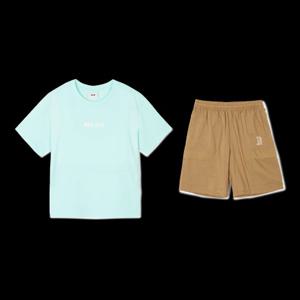 [MLB키즈]아웃도어 반팔 티셔츠 세트 (7AS1CP243 43BGD)