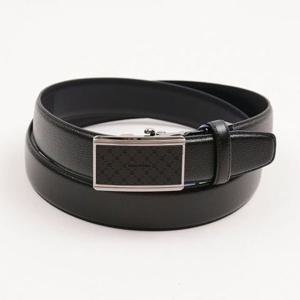 베노베로 24년 신상 흑유광 로고 버클 소가죽 남성 자동 벨트 블랙 BKF1ACB1233-K1