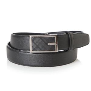 베노베로 24년 신상 흑유광 체크 버클 남성 소가죽 블랙 자동 벨트 (선물추천) BKF1ACB1241-K1