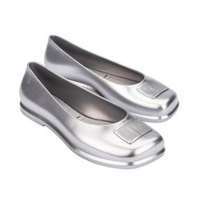 [토박스] (230-240mm) 멜리사 우먼 루비 X 마크 제이콥스 실버 젤리슈즈 MSWCE2TSMC11SIL